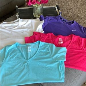 4 Dri-fit Nike Shirts